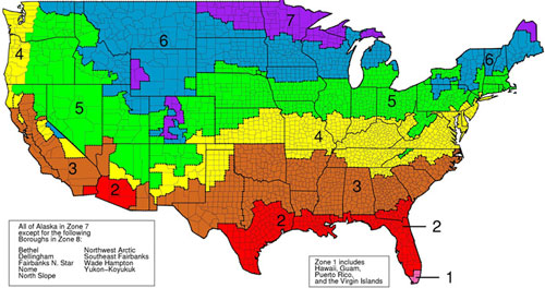 r-value insulation map based on climate in Idaho